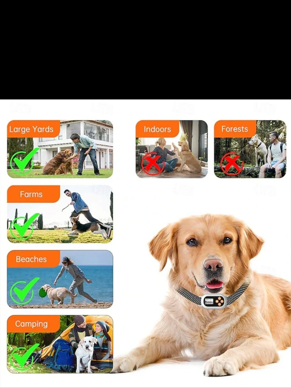 GPS Wireless Dog Fence collar